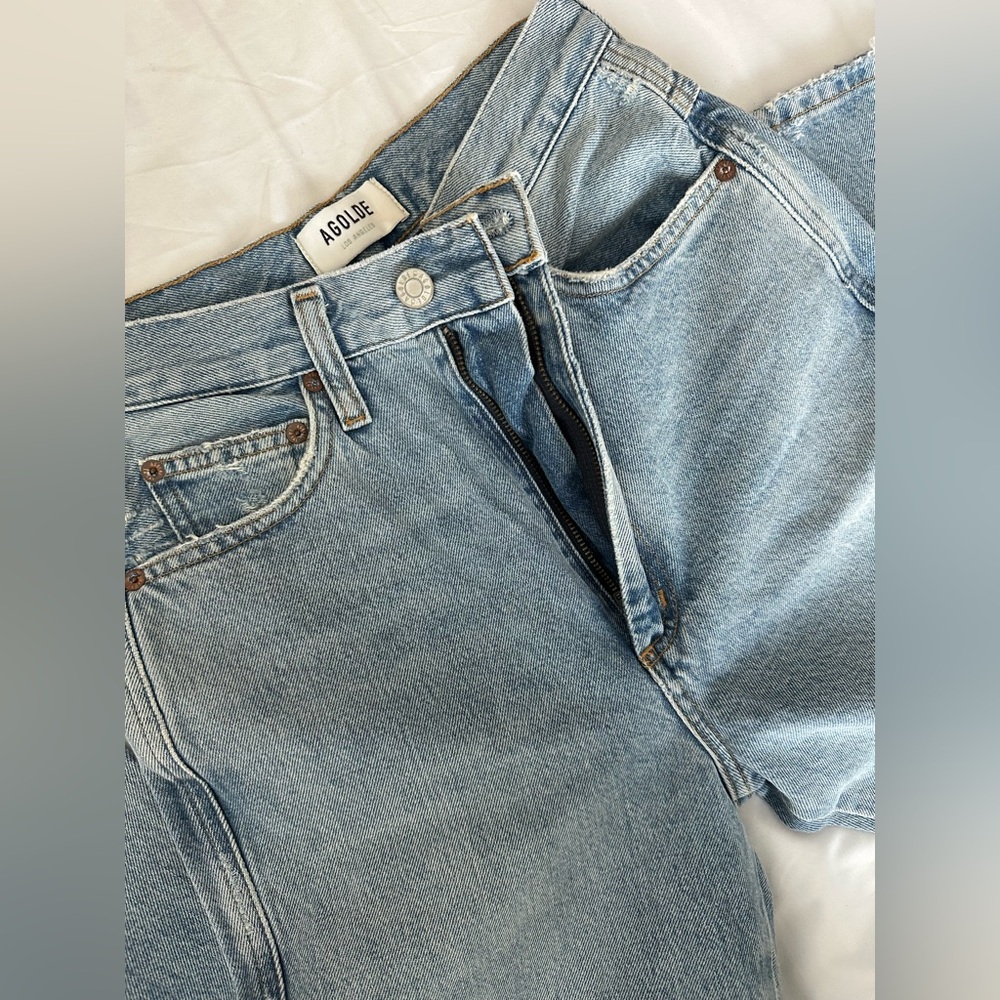 Agolde Classic Blue Denim Jeans